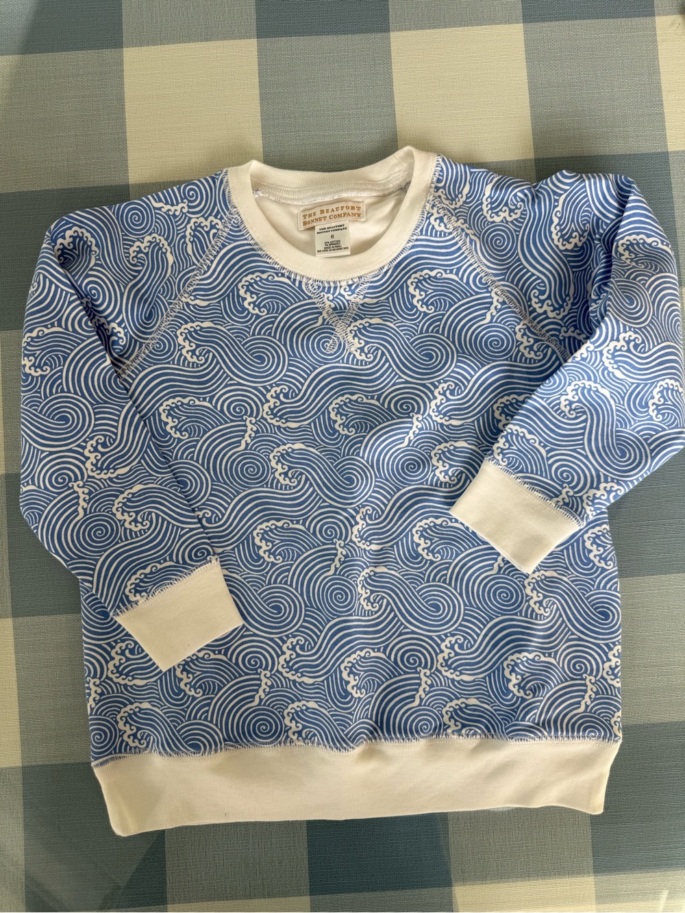 TBBC Wilmington Waves Cassidy Crewneck Size 6. NWOT